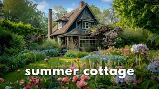 Summer Cottage Ambience ㅣNature Sounds & Summer Garden AmbienceㅣCottage Core Ambience