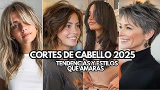 CORTES DE CABELLO 2025 TENDENCIAS Y ESTILO DE MODA CORTE DE PELO PARA MUJER