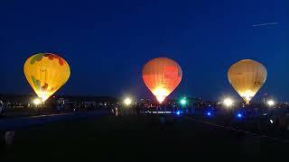 Ballonglühen Flugplatzfest 2024 Adolf Würth Airport