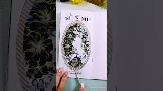 ASMR Black gold Journal (no music) #shorts #asmr  #scrapbooking   #journal
