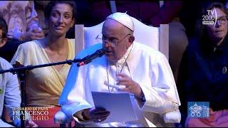 Papa Francesco in Belgio - Incontro con gli Studenti Universitari