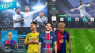 EFOOTBALL PES 2025 PPSSPP Android Offline Full Update UCL, League, Kits 24 /25 Season 4k Graphics