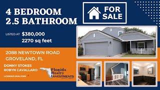 PENDING 4 bedroom 2 .5 bath home in Groveland FL | $380,000 |Florida Real Estate