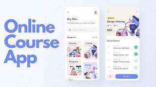 Online Course App - Flutter UI - Speed Code