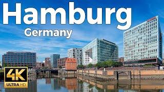 Hamburg, Germany Walking Tour (4k Ultra HD 60fps) – With Captions