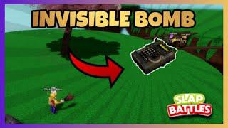 Trolling people using invisible BOMBS in slap battles| Slap battles | Roblox