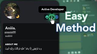 Claim your ACTIVE DEVELOPER BADGE Now ! (Easiest method)