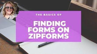 Zipforms | Keller Williams | Finding | Forms