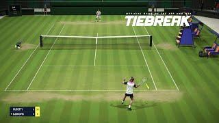 TIEBREAK - Novak Djokovic Vs Lorenzo Musetti I Wimbledon I Legendary AI (PS5)