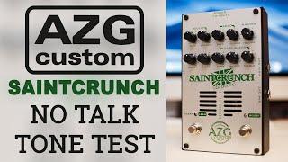 AZG Custom Saintcrunch Tube Preamp - Tone Test (No Talk)