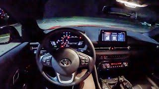 2024 Toyota Supra 45th Anniversary Edition - POV Night Drive (Binaural Audio)