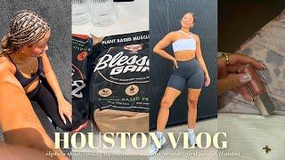 HOUSTON TRAVEL VLOG | visiting alpha land, EHP shoot, first time in TX, flight issues, etc.