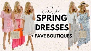 SPRING DRESSES TRY ON HAUL 2020  *FAVORITE ONLINE BOUTIQUES*