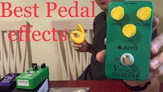 (Affordable guitar effects) JOYO pedals effects