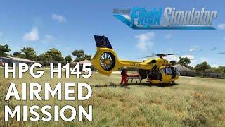 Real Helicopter Pilot Tries Rescue Mission in Microsoft Flight Simulator with the HPG Airbus H145