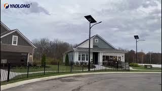 Florida aluminum alloy solar light pole project