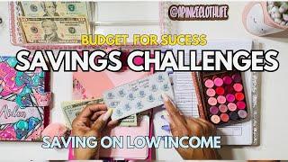 USING LOW INCOME SAVINGS CHALLENGES  | HOW TO USE A BUDGET | BEGINNER FRIENDLY