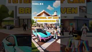 TUTORIAL MY CAR in Roblox Brookhaven RP