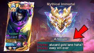 GLOBAL ALUCARD NEW BUILD FOR LIFESTEAL HACK! THIS BUILD IS TOTALLY BROKEN IN IMMORTAL TIER