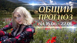 Общий астропрогноз на неделю (️16.06-22.06) и таро прогноз для каждого знака зодиака