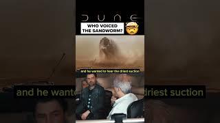 Who voiced Dune’s sandworm? #dune #sounddesign