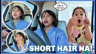 NAIYAK SA NANGYARI! NAGPA SHORT HAIR NA! ️ | rhazevlogs