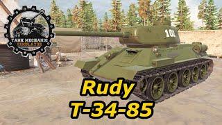 Wyłowiłem rudego | T-34-85 | Tank Mechanic Simulator #3