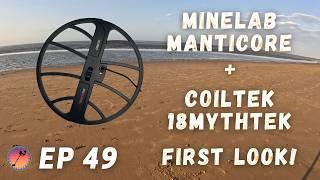 Introducing the Coiltek 18 Mythtek for the Minelab Manticore - Aussie Beach Metal Detecting