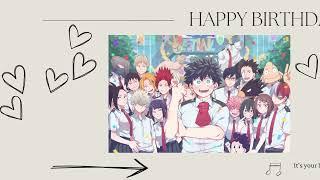 Spending Your Birthday with Class 1A ((A Playlist))