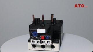 3 Phase Thermal Overload Relay, Compatible with 9A Contactor