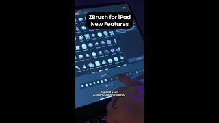 New UI Customization Features for ZBrush for iPad