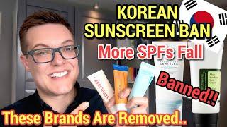 KOREAN SUNSCREEN BAN - More SPFs Pulled From Shelves