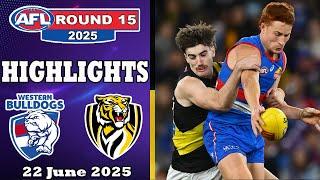 Western Bulldogs vs Richmond Tigers Full Game Highlights | Round 15, 2025 AFL