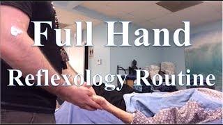 Full Hand Reflexology Session Technique 30min