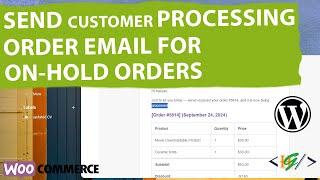 How to Add Custom Message for Processing Order Email When Select Local Pickup Shipping WooCommerce