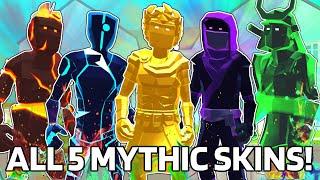 I USED ALL 5 MYTHIC SKINS TO WIN BATTLE ROYALE! | 1V1.LOL CHAPTER 2