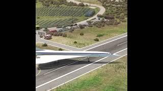 Extreme Rare! Concorde plane takes off from short and extreme Runway Airport