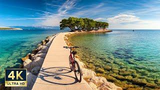 Rab Island Croatia 4K Rab to Barbat Biking Tour 2024