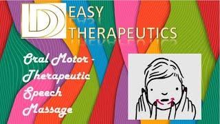 How to give oral motor massage to kids | Therapeutic speech massage | Improving Oral motor function