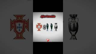 Portugal team before Ronaldo X after Ronaldo#football #editz #ronaldo