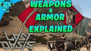 LAST OASIS - Weapons and Armor EXPLAINED and How to Gear for PVP! Last Oasis Official