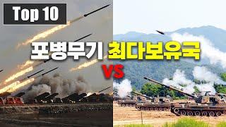 포방부? 세계에서 가장 많은 포병무기를 보유한 국가 Top 10