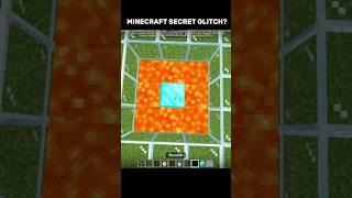 Minecraft glitch #shorts #minecraft