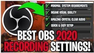 Best OBS Recording Settings For Low End PC  | 1080p60 NO LAG | Updated 2020! Game Live Streaming.