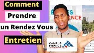 Campus France : Entretien pédagogique : Comment prendre un rendez vous facilement ? Elhadji Ibrahima