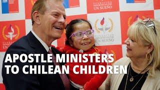 Elder Stevenson Ministers to Children in Chile