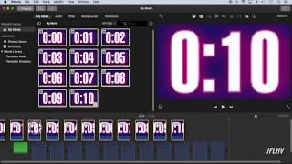 iMovie - Creating a custom timer