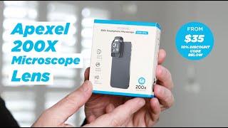 Apexel 200 X Microscope Lens for iPhone and Android