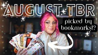 bookmarks pick out my august tbr!?