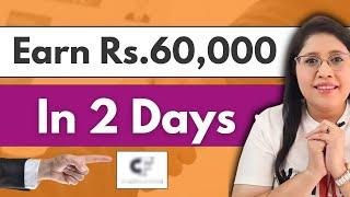 #1 Hidden Trick To Earn Rs.60,000 In 2 Days || Side Income Idea For Students in 2024